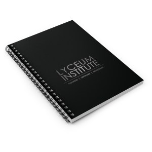 Lyceum Institute - Lined Spiral Notebook