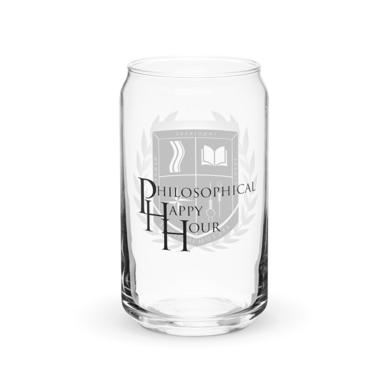Philosophical Happy Hour - Can-Shaped Glass