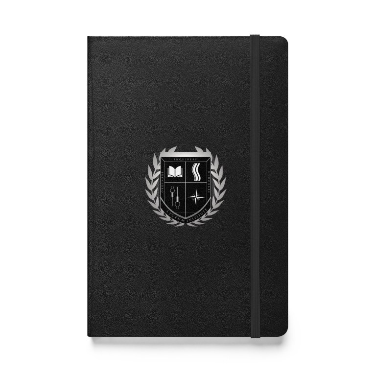 Hardcover bound notebook (Lyceum Institute Seal)