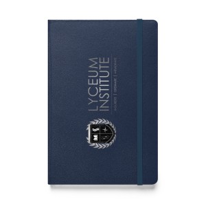 Hardcover bound notebook (Lyceum Institute | Motto)